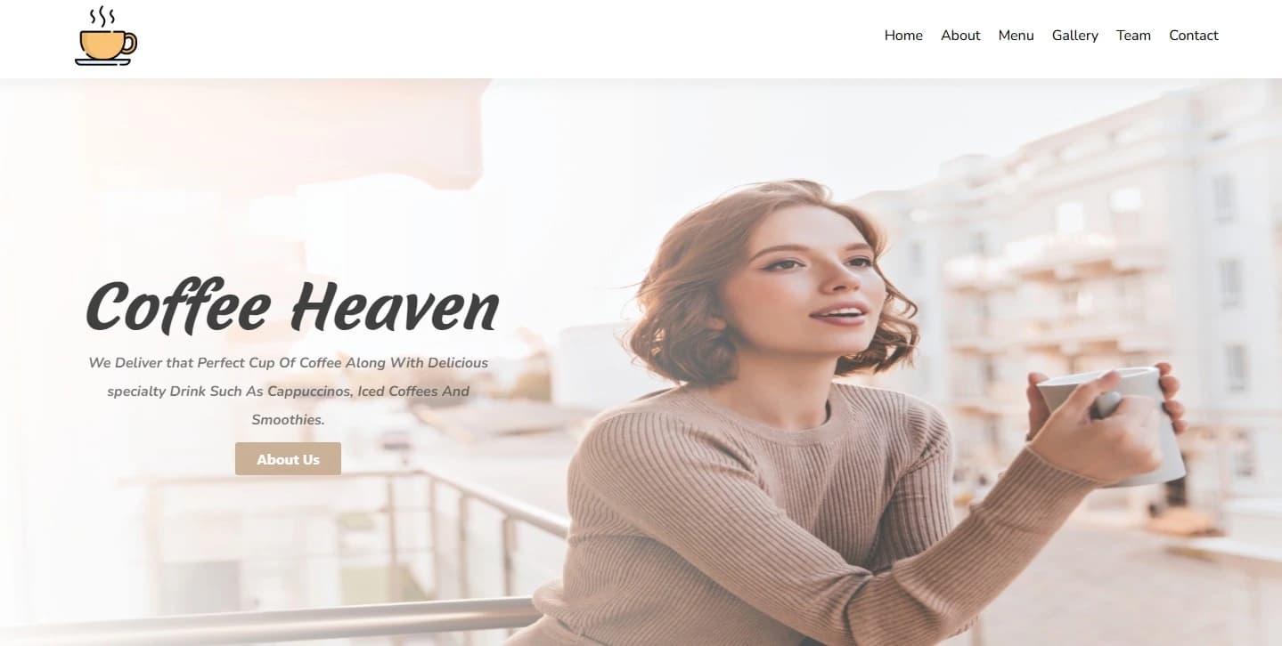 Coffee Heaven || Coffee Shop Website